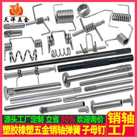 塑胶五金配件 塑料连接件 塑料弹簧插销 塑料轴 盒子插销盒子转轴