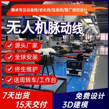 工业激光雷达无人机生产线地形测绘无人机装配线航测无人机包装线