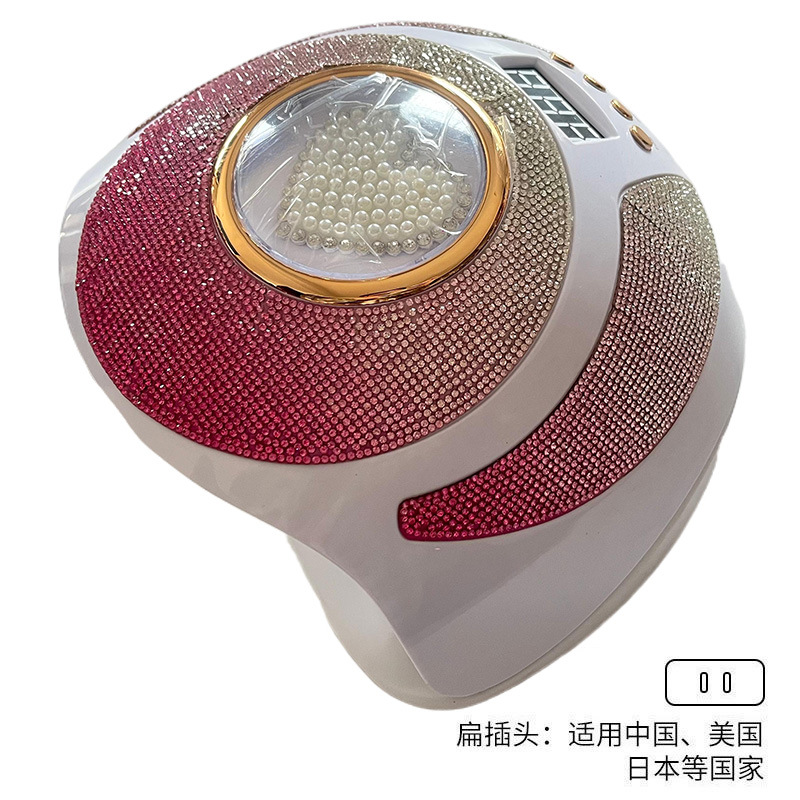 Lámpara de manicura de almacenamiento 268W de alta potencia UV + LED doble fuente de luz pegamento de manicura luz fototerapia inteligente transfronteriza