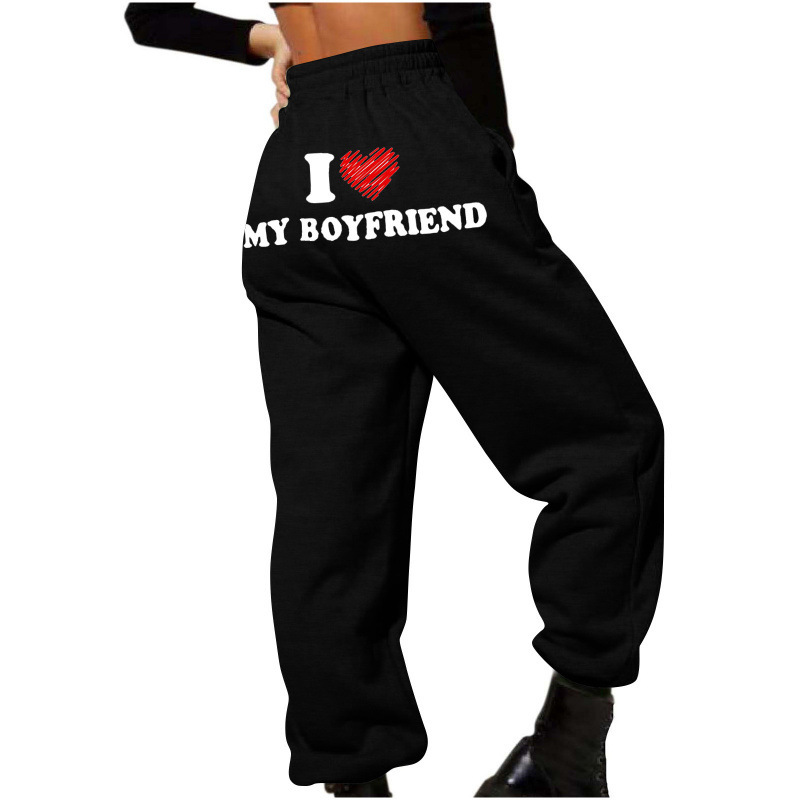 Amazon 2025 Women's High Waist Loose Sweatpants Plaid High Waist Jogging Pants Casual Sweatshirt Pants with Pockets