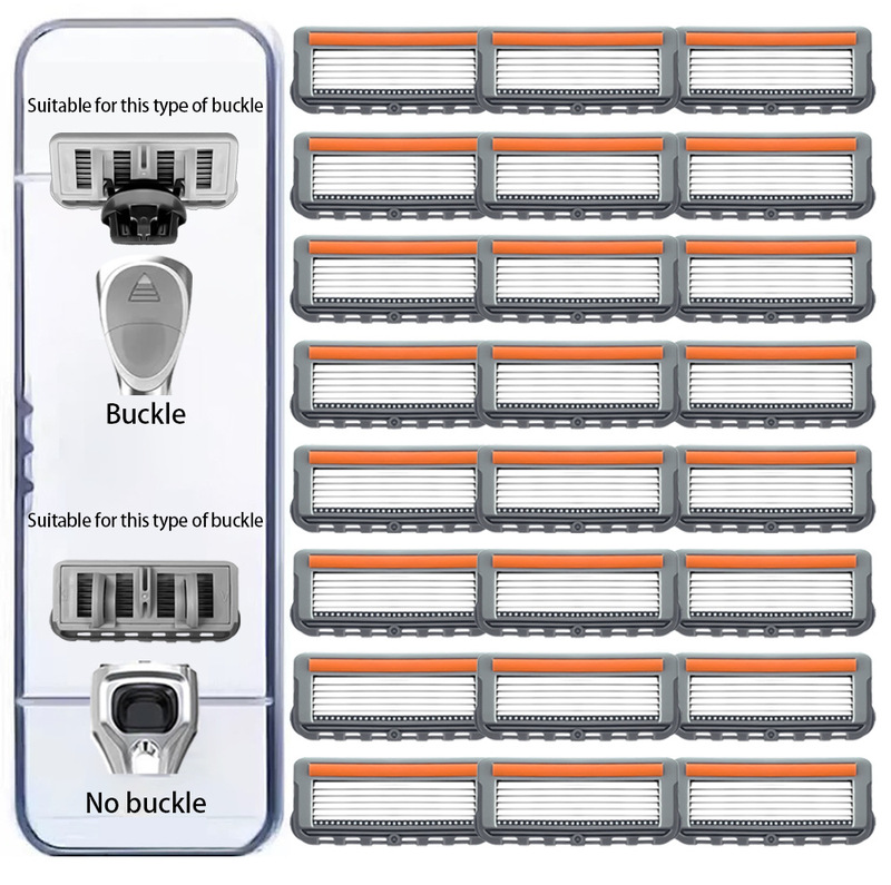 Manual razor six-layer replacement head men's razor blade universal various handles Schick Hydro 6