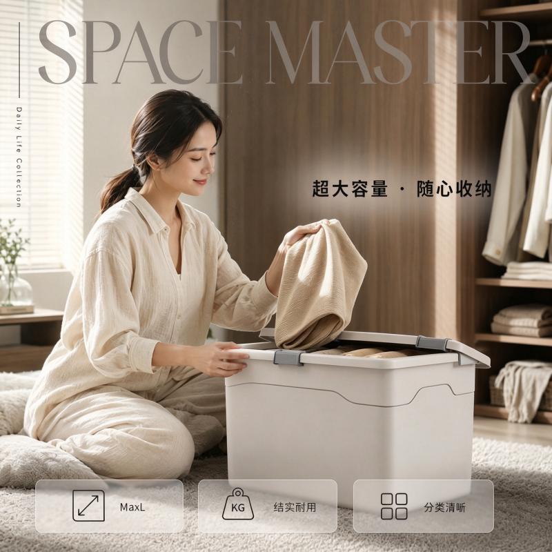 가정용 수납함, 옷 보관함, 대용량 정리함, 장난감, 책, 플라스틱 예비 수납함, 회전식 수납함