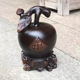 木雕/根雕;木质工艺品;果盘、果篮