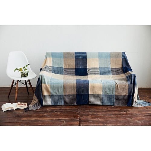 Outdoor camping blanket, sofa blanket, cover blanket, air-conditioning blanket, woven jacquard blanket, chenille blanket, travel blanket, bedside blanket