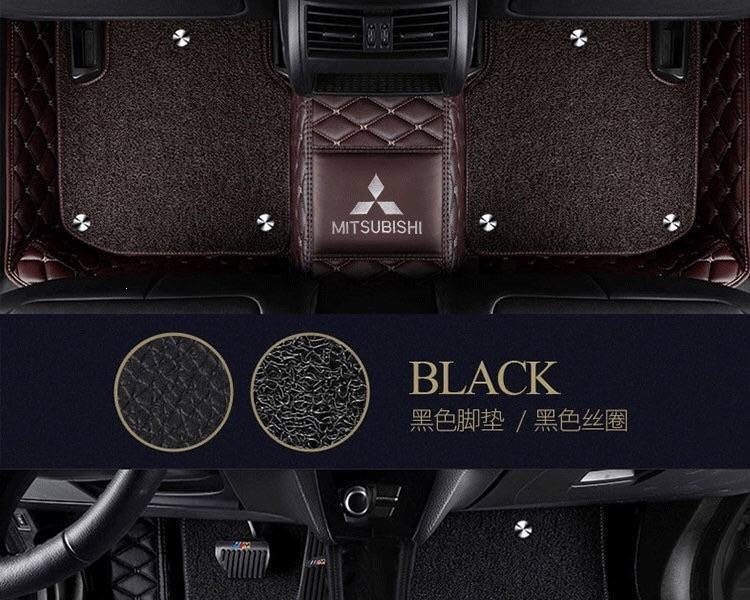 Suitable for Mitsubishi Outlander, Eclipse Cross, Pajero, right-hand drive Lancer, Galant, and Junge full-coverage car floor mats