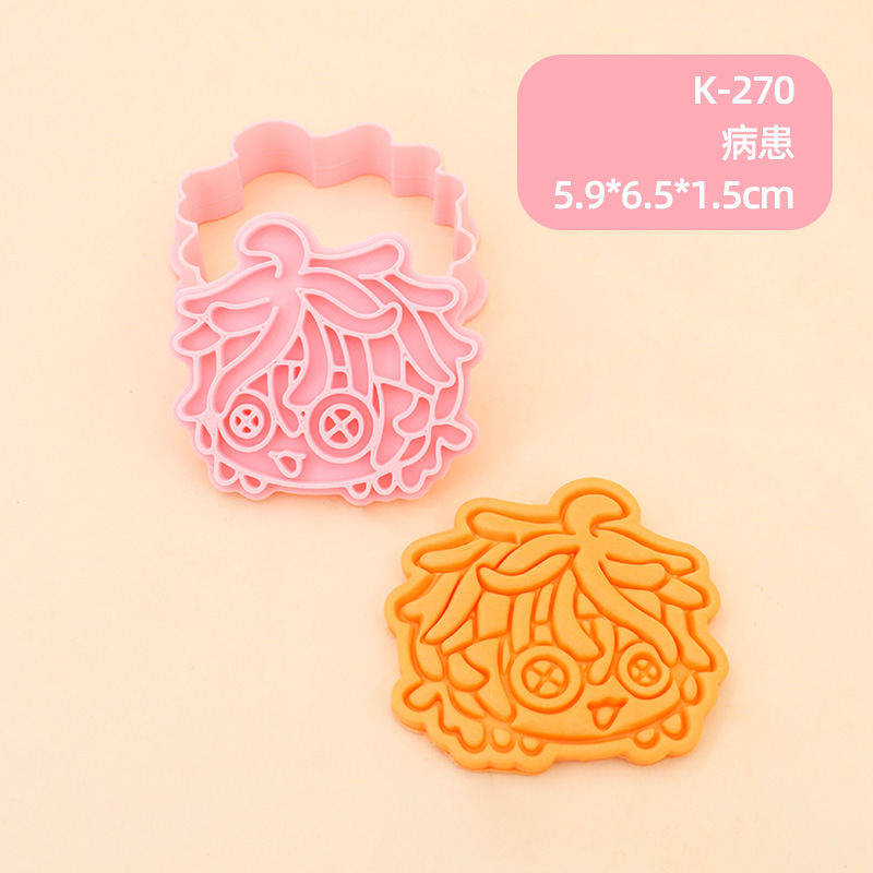 Juego de Moldes para Galletas 3D Personajes de Anime de Plástico para Repostería image 41