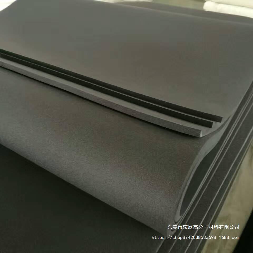 CR氯丁橡胶 阻燃70硬度11mm厚新能源锂电池用缓冲隔热CR泡棉材料