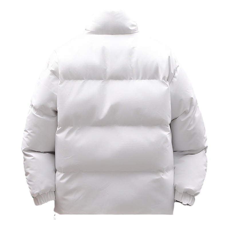 Abrigo de algodón acolchado con forro polar 2023 nuevos hombres de invierno más tamaño abrigo tendencia de la moda engrosado cálido abrigo de algodón acolchado al por mayor