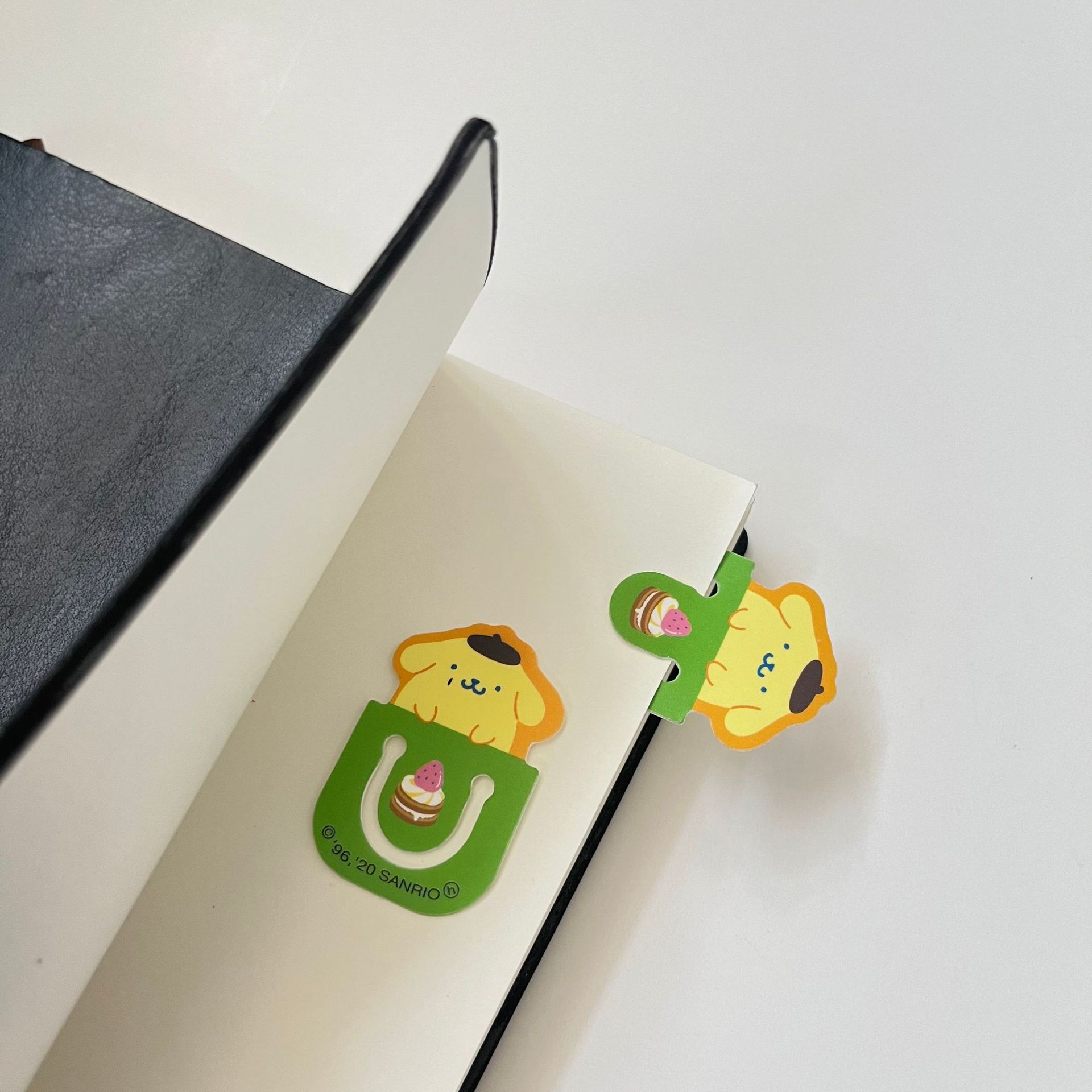 Dibujos animados pp marcador niña lindo mini hueco plug-in marcador libro de texto nota novela clip de libro