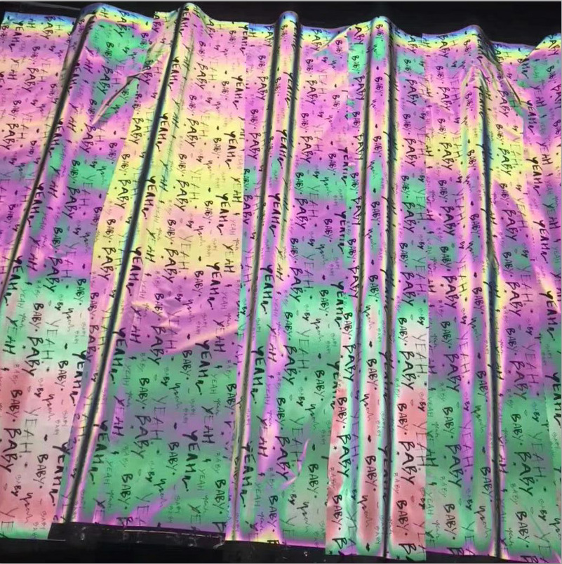 다채로운 인쇄 반사 천