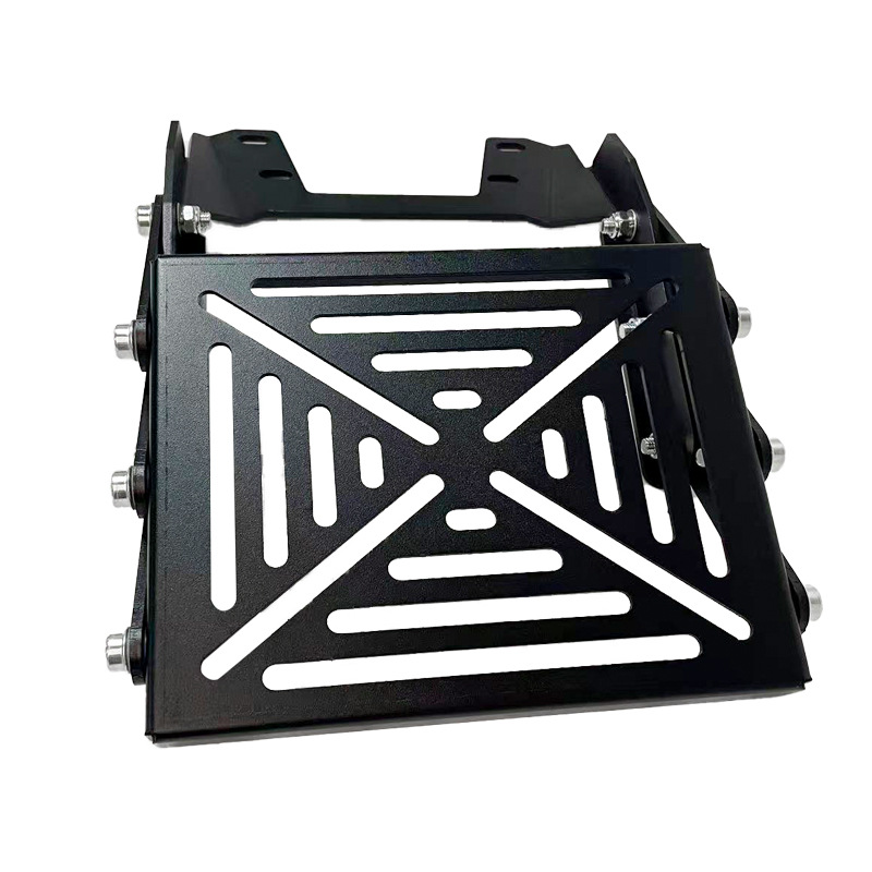 Es adecuado para el accesorio de modificación de la motocicleta Y16, asiento trasero grueso y marco de cola plegable, marco de cola deslizante y marco móvil de desmontaje rápido