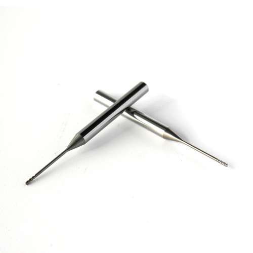 HRC55 deep groove milling cutter for aluminum tungsten carbide CNC machining straight shank extended small diameter micro diameter end mill