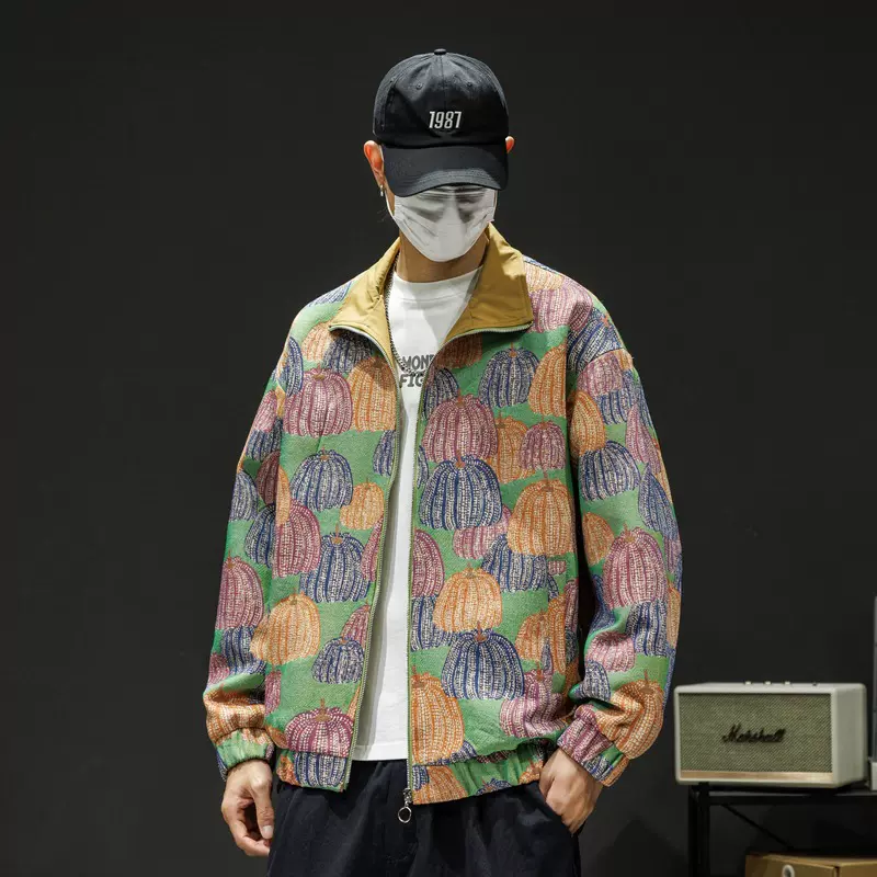 外套男春秋季2024新款潮流夹克痞帅气休闲时尚褂子上衣服潮牌风衣