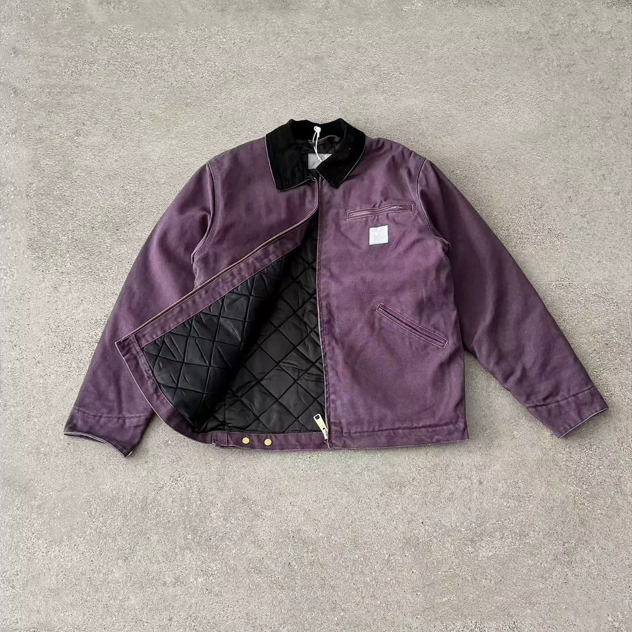 Пуховая куртка с молнией для отдыха,Oversize