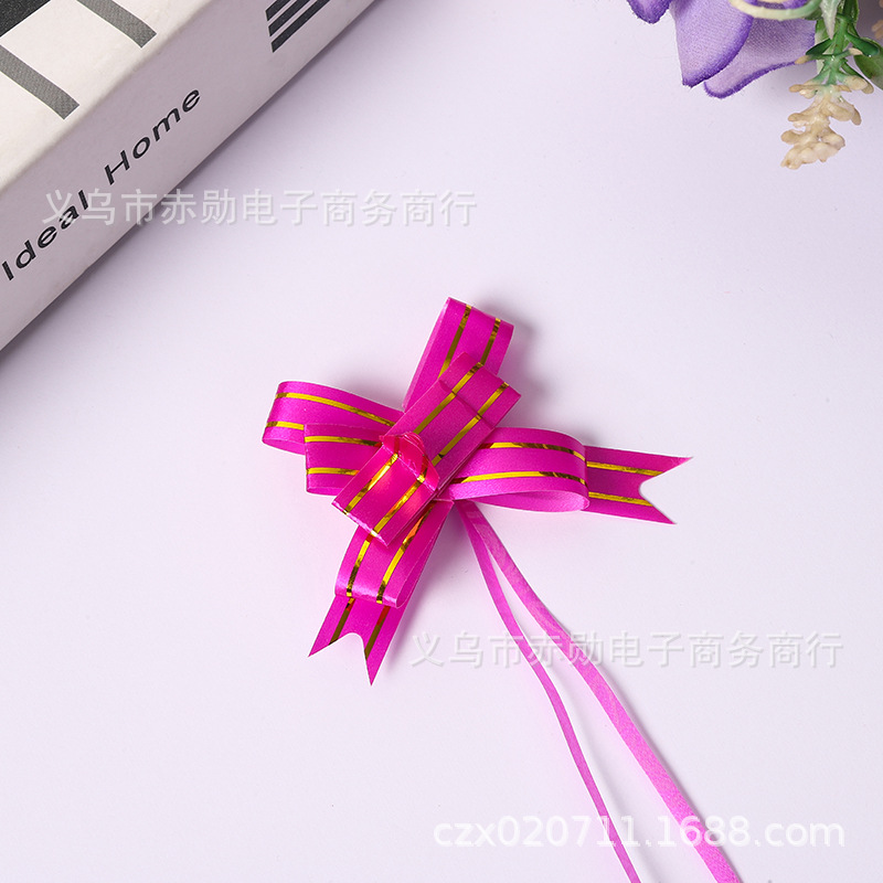 N ° 15 de plástico dibujado a mano flor caramelo bolsa de regalo cinta de sellado bolsa de embalaje flor decorativa dibujo con caja tamaño pequeño flor de tirón