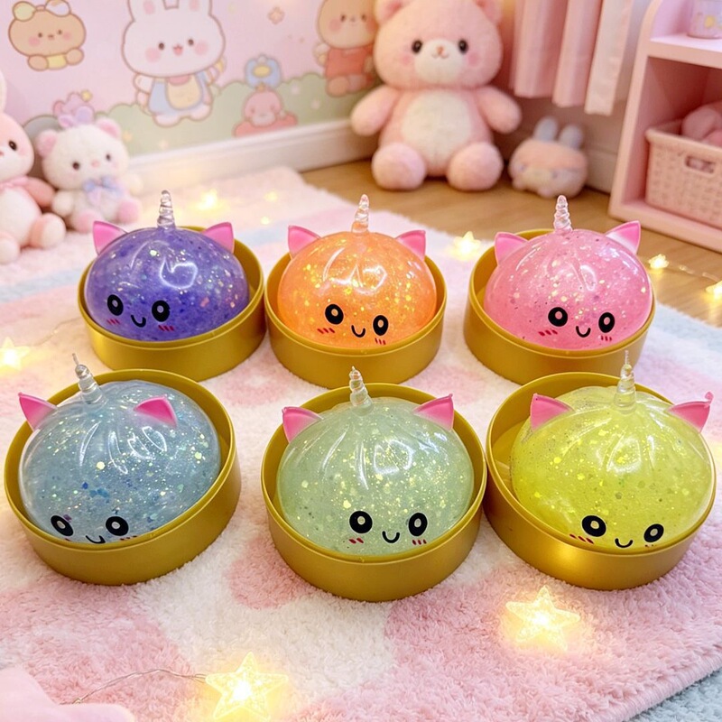 Cross-Border Hit Unicorn Dumpling Squishy Toy, Realistic Bun Stress-Relief Toy, Soft and Non-Sticky, Great for Relieving Boredom Cross-Border Hit Unicorn Dumpling Squishy Toy, Realistic Bun Stress-Relief Toy, Soft and Non-Sticky, Great for Relieving Boredom