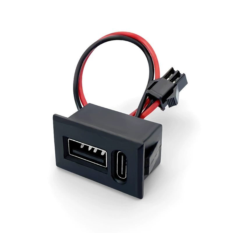 USB-разъем зарядки type-C с криволинейной поверхностью для USB-материнской платы зарядная розетка настольная лампа питание мобильная розетка