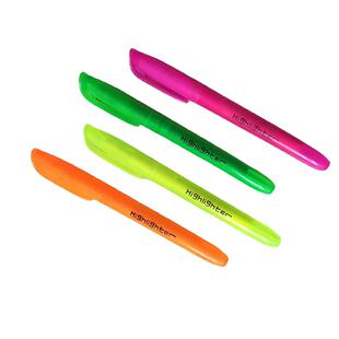 in stock supply hot selling six-color highlighter can print one-color cross-border e-commerce hot selling highlighter bulk goods