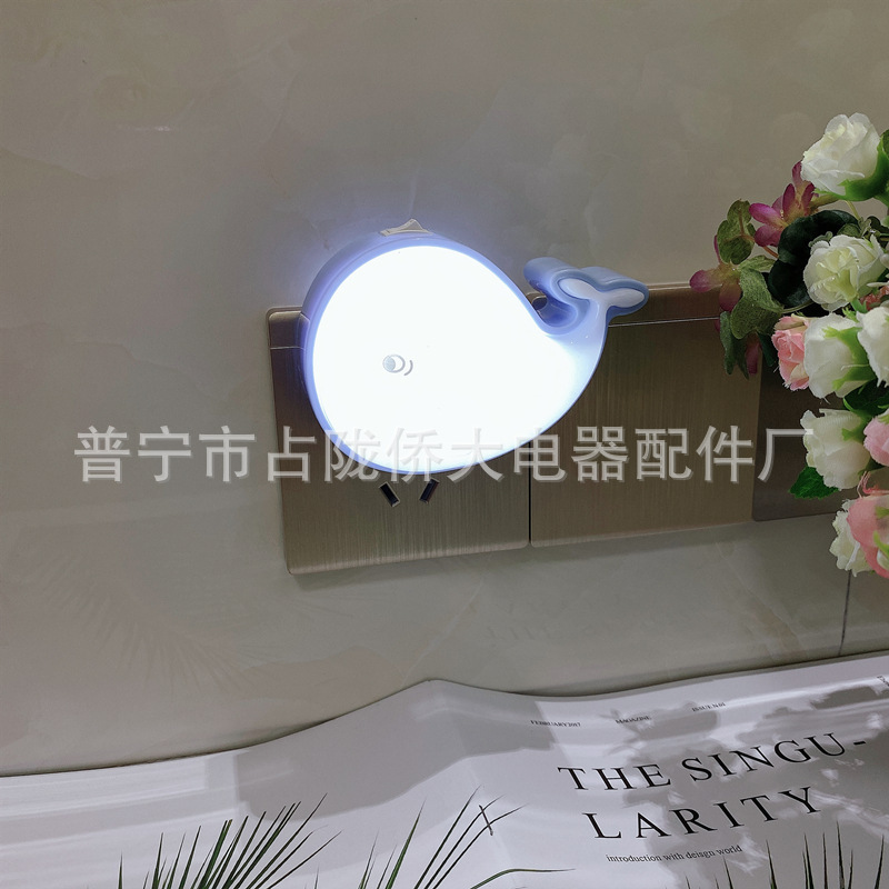 Fuente transfronteriza plug-in tipo lámpara nocturna para dormir