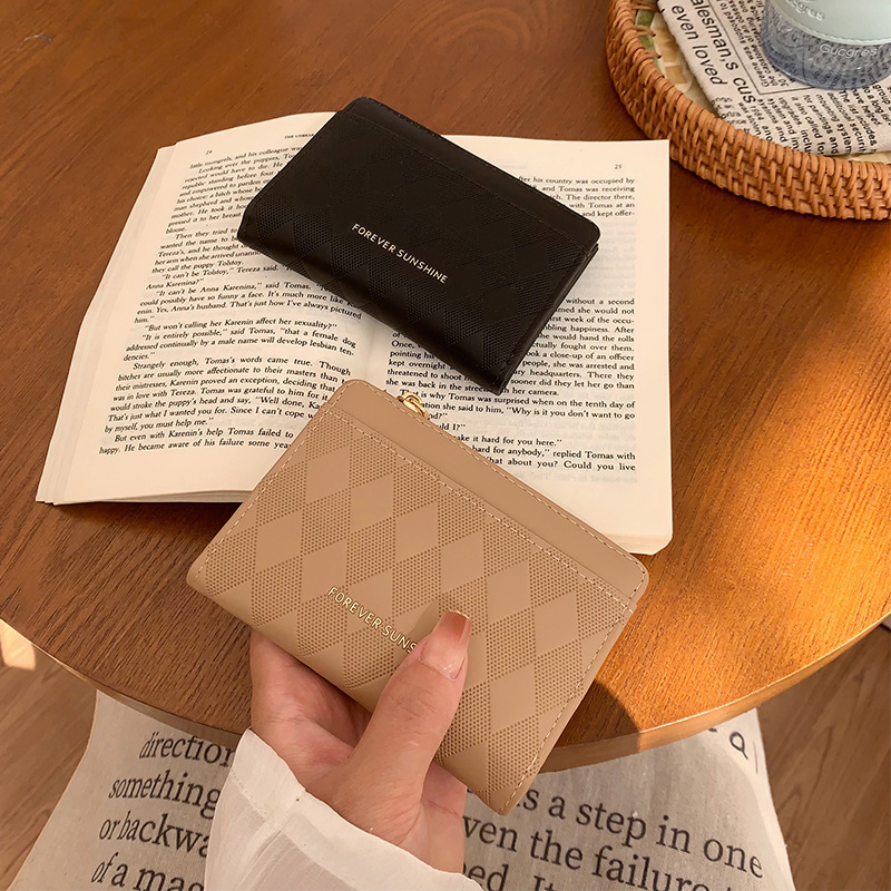 New fashion simple ins ladies coin purse high leather special leather prismatic printed small wallet women wholesale