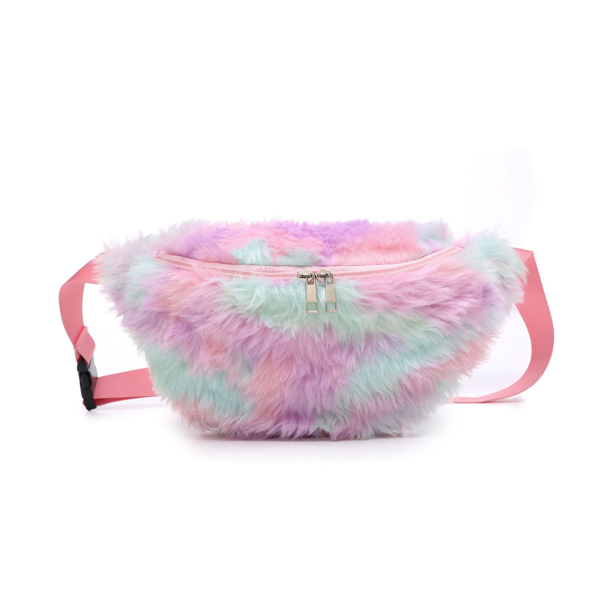毛绒腰包