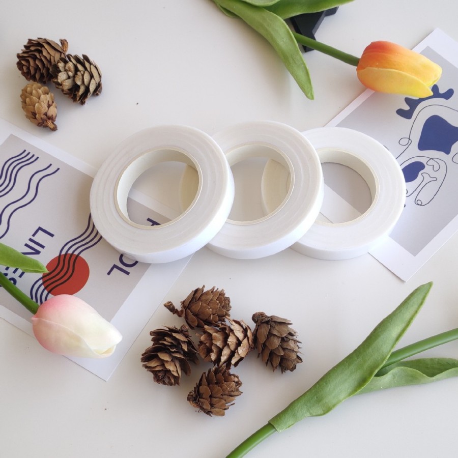 Ventas Directas de fábrica pegajosa cinta verde cinta floral al por mayor 27 m cinta verde cinta polo de la flor DIY flor artificial