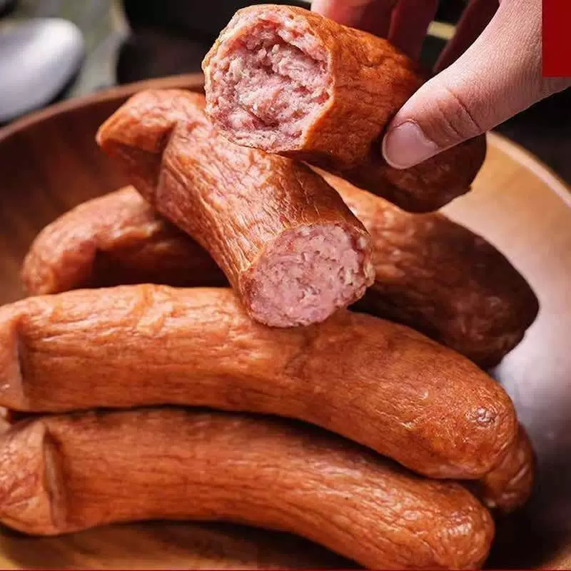 Аутентичная харбинская красная колбаса северо-восточная speciality открытая упаковка мгновенная еда красная колбаса 90 г старый пробник ХаHongchang приготовленная еда дистрибуционная упаковка