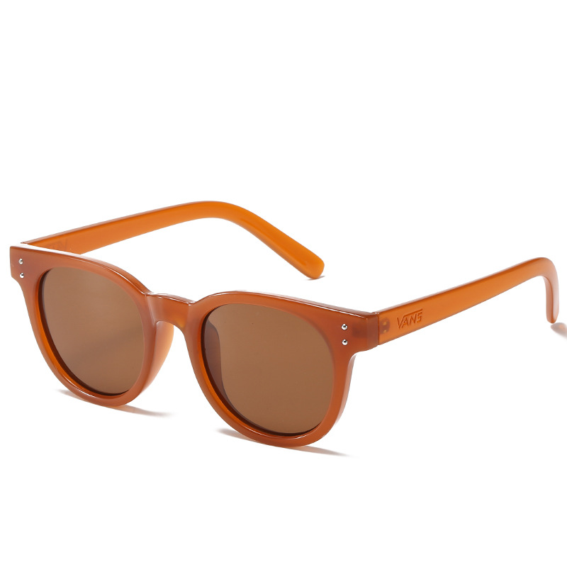 Nuevo coreano chic marco redondo xiaozhai mismas gafas de sol color caramelo retro gafas de sol suministro directo de fábrica 3872