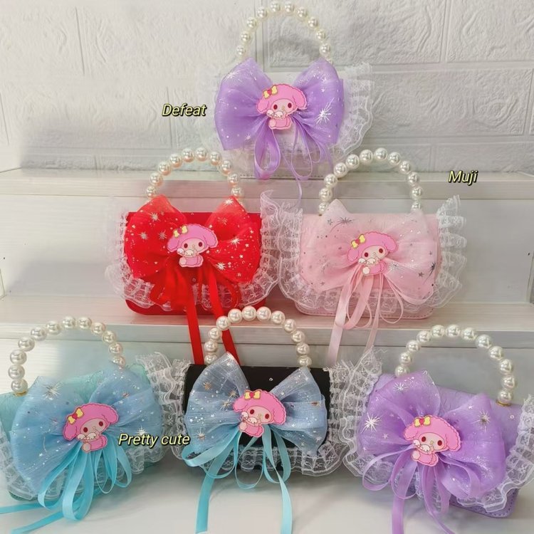 Bolsas infantiles lindas princesas de dibujos animados bolsas de mano niñas extranjeras bolsas de hombro para niños accesorios de cambio