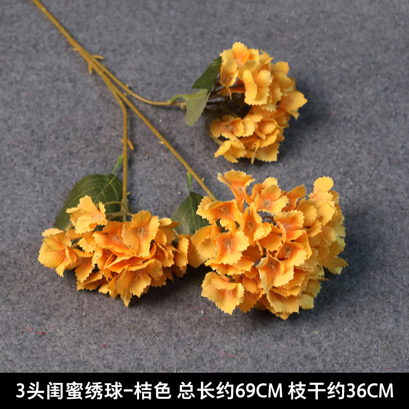 オレンジ造花結婚式結婚式会場レイアウト小道具手持ち花造花花束講堂装飾造花卸売|undefined