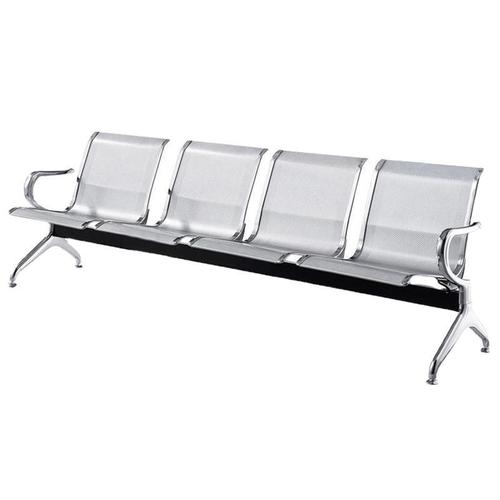 三人位连排椅医院机场公共座椅等候诊输液椅加固厚不锈钢长条椅子