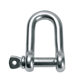 Source manufacturer national standard D-type shackle carbon steel galvanized lifting shackle U-ring buckle lifting rigging marine hook