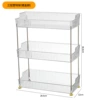 Three-tier storage rack (gold-plated feet)