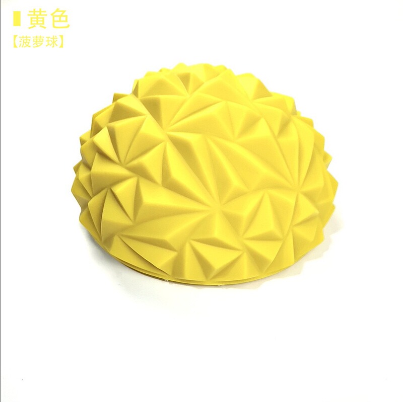榴莲球儿童感统训练足部半圆气垫按摩脚踏石平衡球过河石家用玩具|undefined