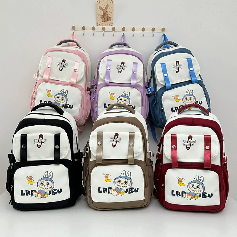 Fashionable school bag, capacious high quality backpack for leisure