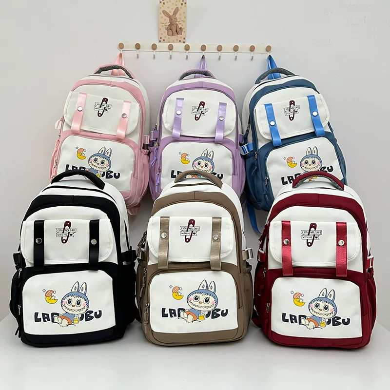 Fashionable school bag, capacious high quality backpack for leisure