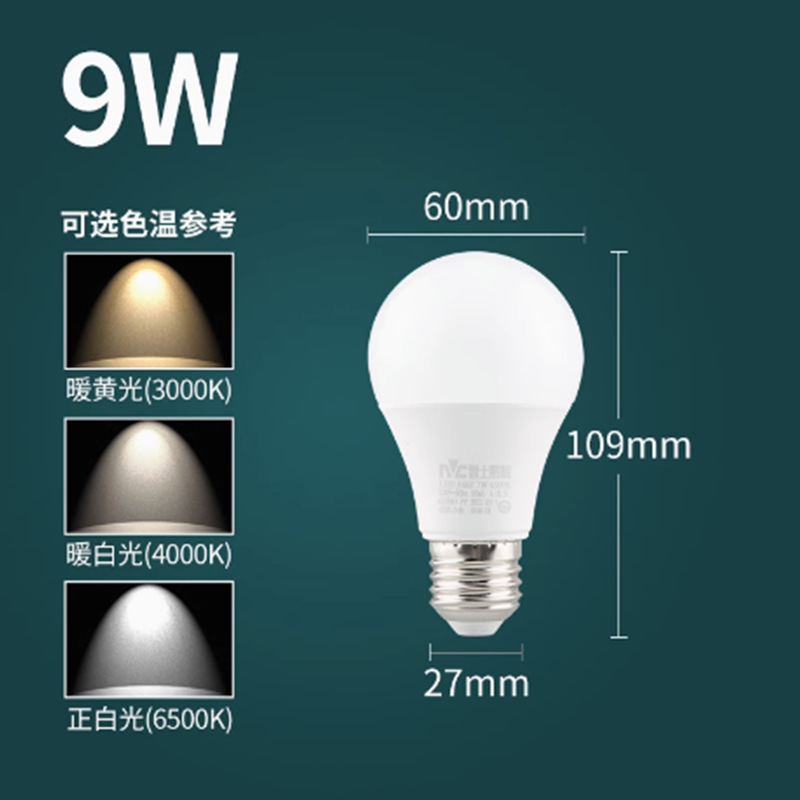 NVC 照明 LED 電球省エネランプ E27 ネジ家庭用ハイパワー電球 5W7W9W12W18W30W36W|undefined