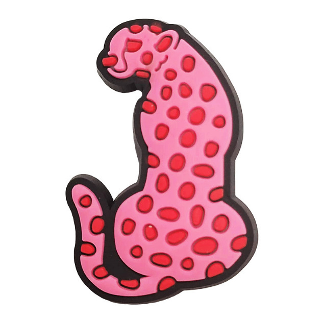 Nuevos dijes rosas para zuecos, clips desmontables para zapatos Crocs para niños y niñas, accesorios DIY para zapatos de jardín.