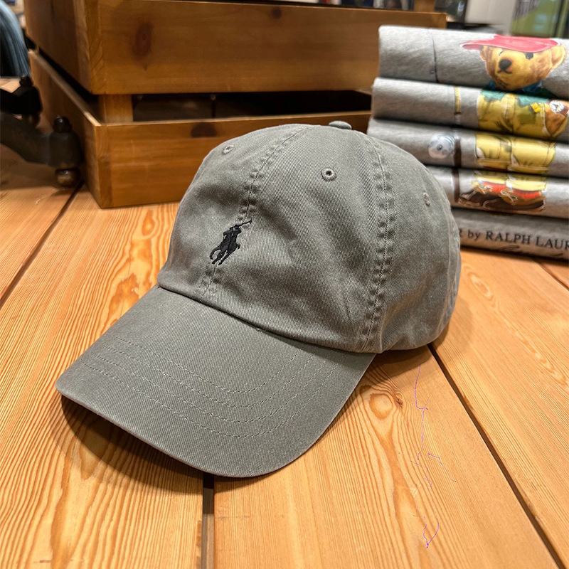 Gray Hat for Women and Men, New Style Baseball Cap, Polo Cap for Large Head Circumference, Casual Versatile Trendy Duckbill Cap, Polo Cap, One-Piece Drop Shipping