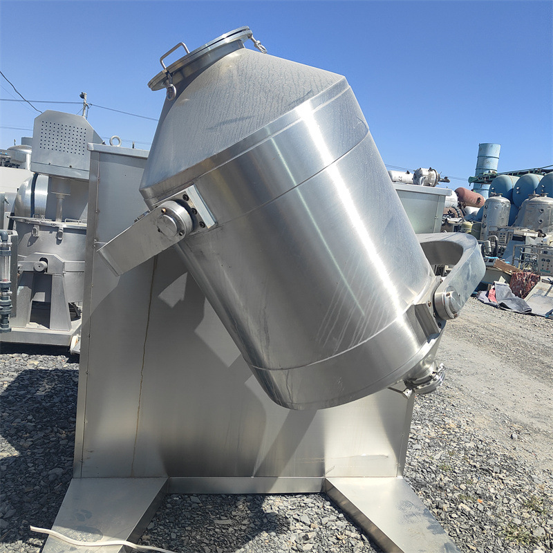 销售二手不锈钢三维混合机  化工式混合设备  翻转真空混料机