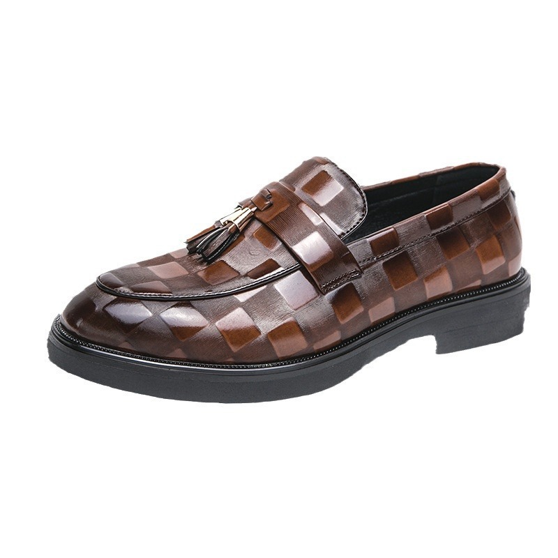 Verano hombre esmalte bordilla zapatos de hombre negro casual retro británico transpirables zapatos de boda zapatos de negocios zapatos de cuero hombre