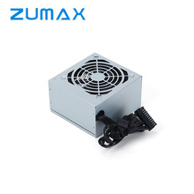 zumax额定200W大风扇PC电源机箱ATX电源静音风扇黑排线电脑电源