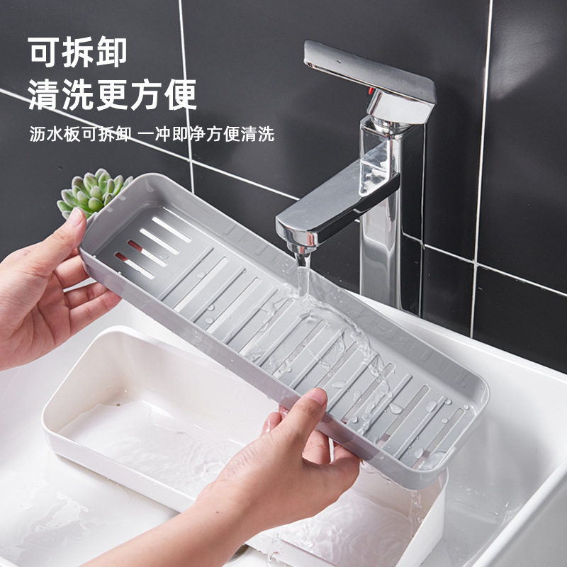 Estantes de baño, sin perforación, lavabo de inodoro, estante de almacenamiento de pared, estante de almacenamiento de toallas de pared de baño