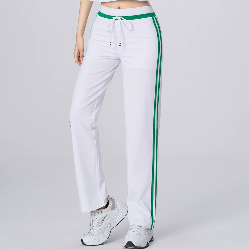 Квадратные штаны для танцев Женские брюки Белые штаны Красные штаны Быстросохнущие Спортивные высокоэластичные танцевальные штаны Аэробика Тренировочные штаны Женские
