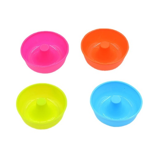 Cross-border new silicone round donut muffin cup set wholesale mini cake mold children's baking tray