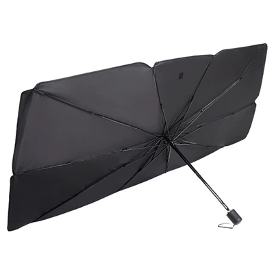 Parking Umbrella Window, Sun visor rearview mirror