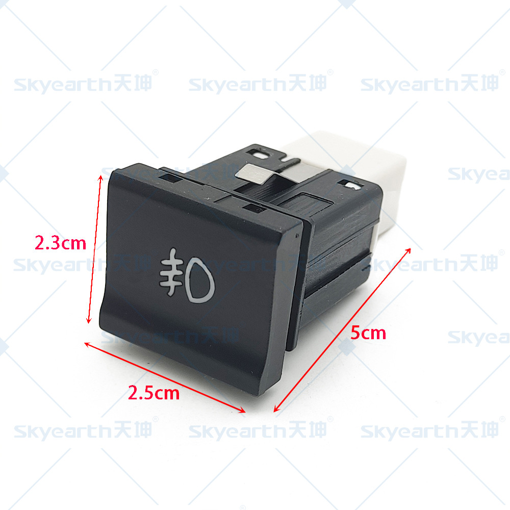 Interruptor de lámpara de niebla Volkswagen Paul para orificio original instalado LED diurna registrador de radar LED interruptor de modificación