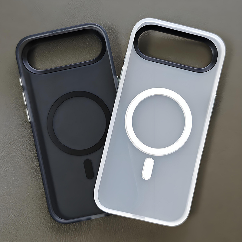 新款适用苹果17air手机壳磁吸磨砂款imd简约肤感防摔iPhone保护套|undefined