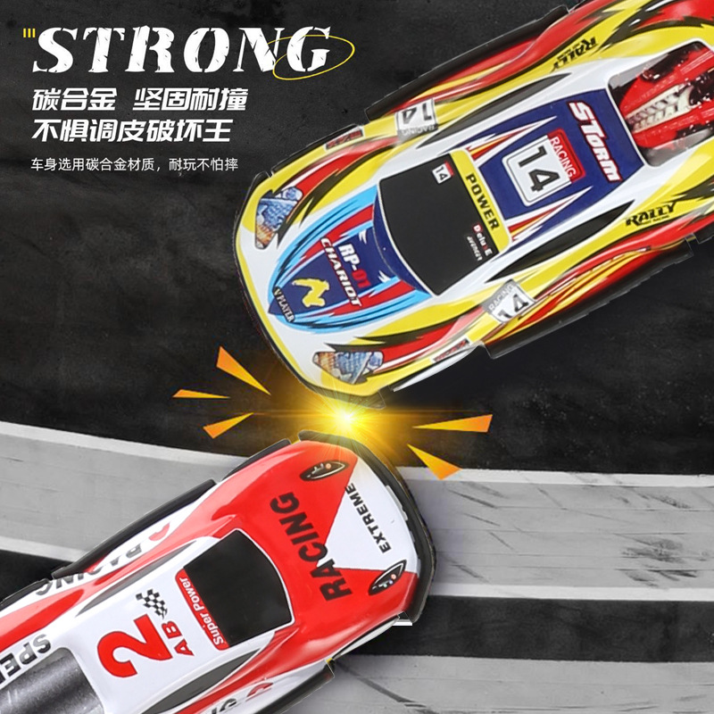 Aleación coche de hierro coche modelo de simulación de juguete para niños coche Tire hacia atrás coche puesto transfronterizo al por mayor TikTok