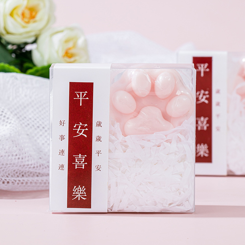 猫の爪の手の石鹸の喜石けんのお土産の実用的な小さい贈り物の高い顔の値は人の結婚式の結婚する国風の単品に送ります。|undefined